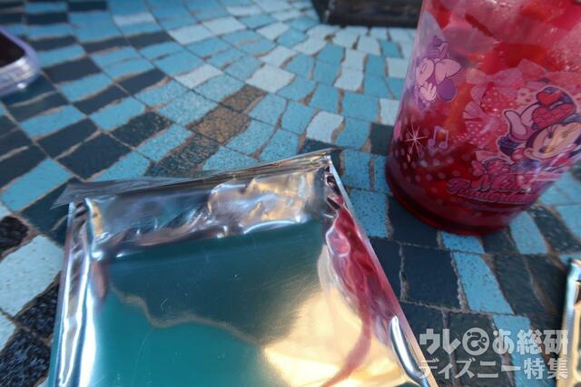 スパークリングゼリードリンク（フラワーシロップ＆ストロベリー）スーベニアコースター付き　コースターは1枚つきます