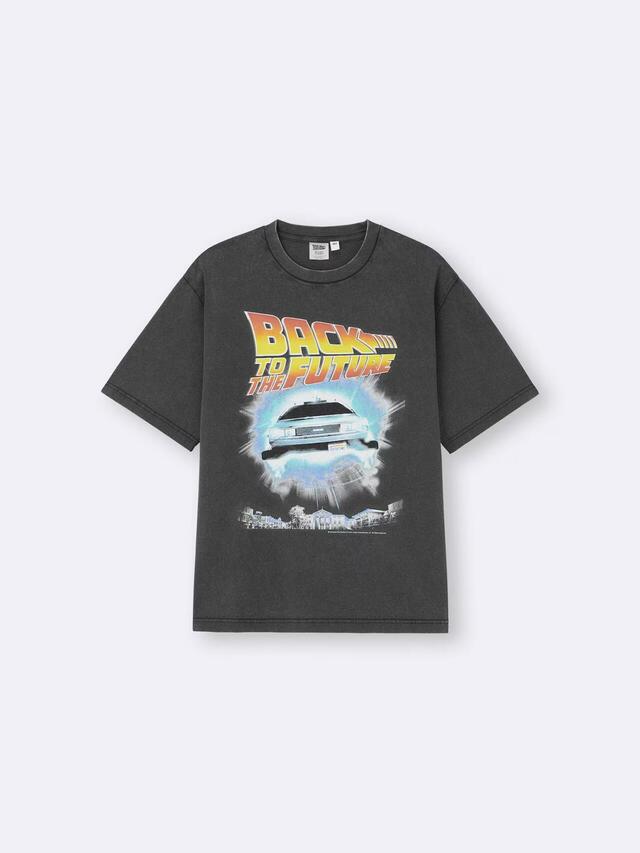 GU ウォッシュドグラフィックT Back to the Future ¥1,990