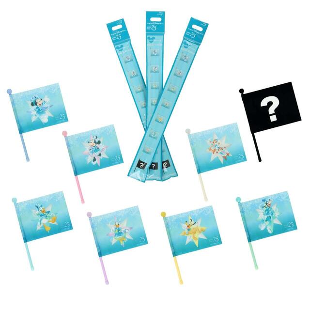 フラッグ 1,000円|「東京ディズニーシー25周年“スパークリング・ジュビリー”」スペシャルグッズ|販売店舗:東京ディズニーシー「エンポーリオ」|発売日:2026年4月8日(水)