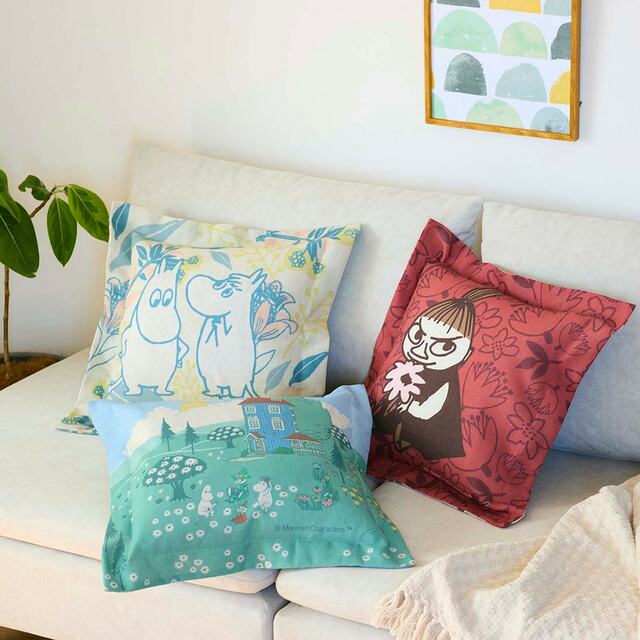 クッションカバー・座布団カバー「ムーミン」｜￥ 2,190～ 2,490 （税込）