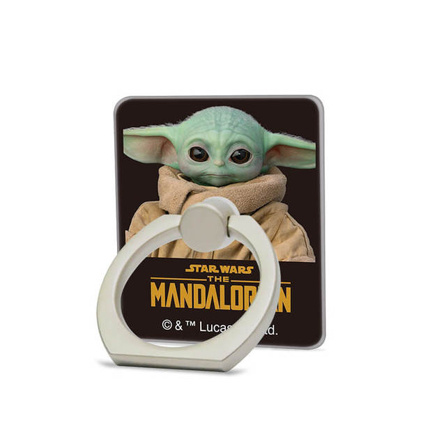 【D-Made】スマホリング マンダロリアン グローグー アップ ｜1,760円 (税込)