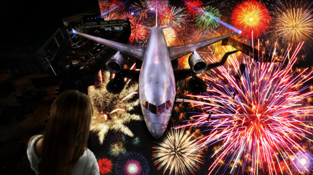 FLIGHT OF DREAMS_機体が飛んでいるかのような没入感「超体感演出」（仮称）