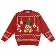 セーター 6,900円｜「ディズニー・クリスマス」スペシャルグッズ｜東京ディズニーリゾート40周年“ドリームゴーラウンド”｜発売日：2023年11月7日（火）｜販売店舗：東京ディズニーランド「ディズニー＆カンパニー」、東京ディズニーシー「エンポーリオ」