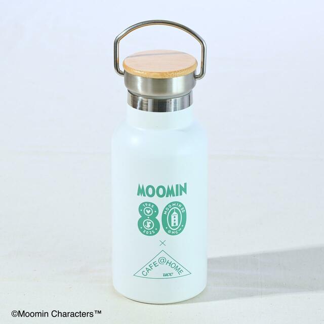 「CAFE@HOME ムーミン谷 オリジナルステンレスボトル」＜価格：2,500円（税込）＞ 【ムーミンオリジナル巾着＆ボトル付きも！数量限定『CAFE@HOME ムーミン谷 水淹れアイスコーヒー』発売スタート！】