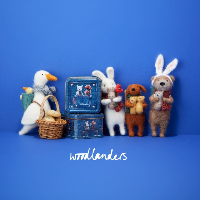【ぬいぐるみ缶】SNSでも話題の『woodlanders』とのコラボレーションデザイン