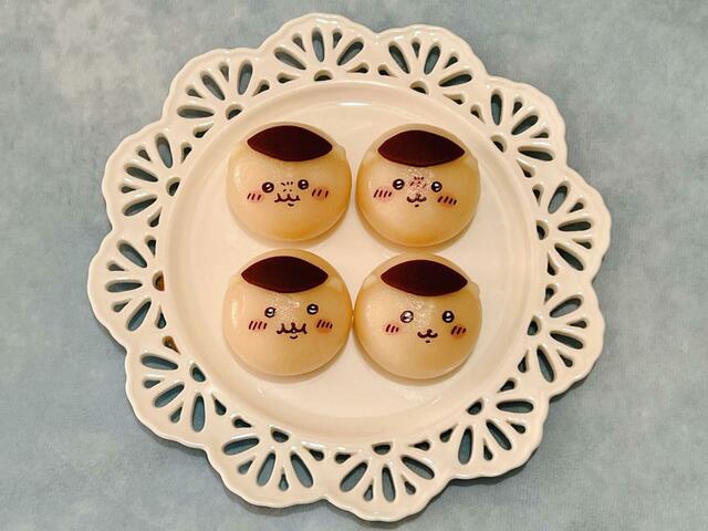 【ちいかわ食べマスモッチ】くりまんじゅうだけで並べてみました！