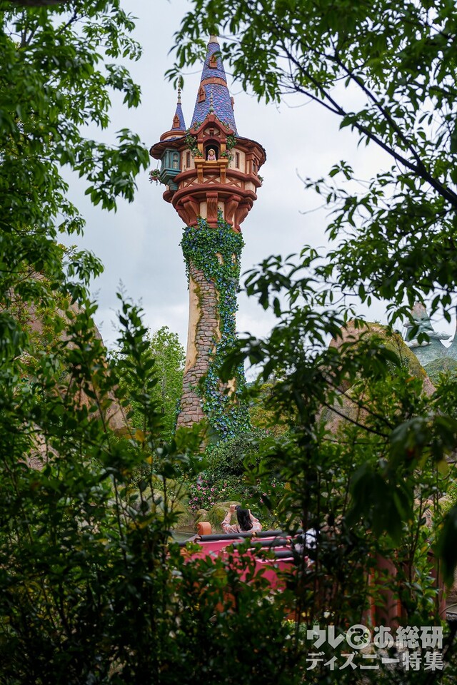 ラプンツェルの森内のアトラクション ラプンツェルのランタンフェスティバル