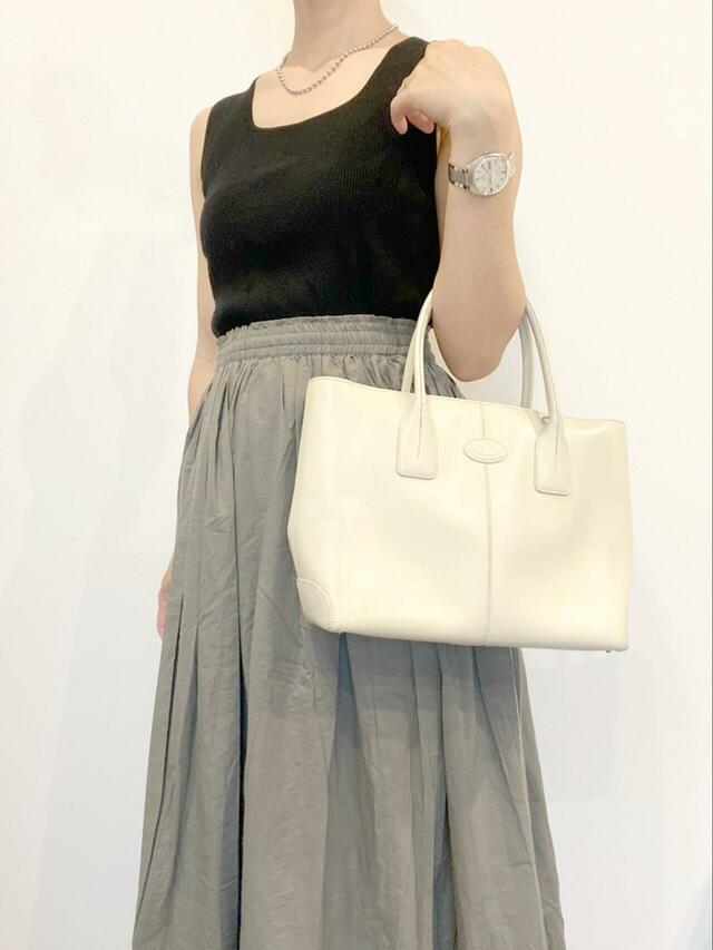 【coca コットンボイルフレアスカート】真夏にはシンプルなタンクトップ合わせもおすすめ♪