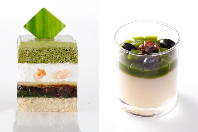 新edo抹茶ショートケーキ・新edoくず餅ゼリー