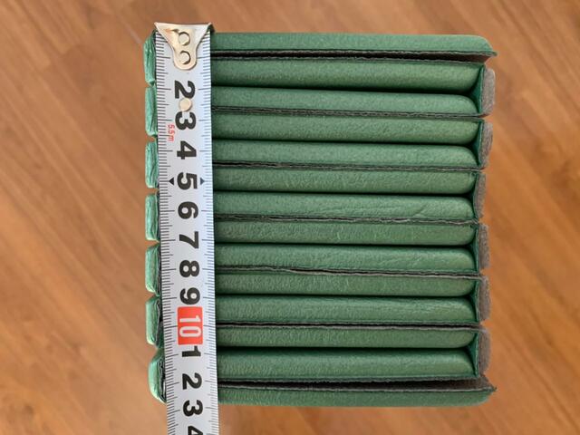 【CAPTAIN STAG EVAフォームマット】折り畳み時の高さは約13cm