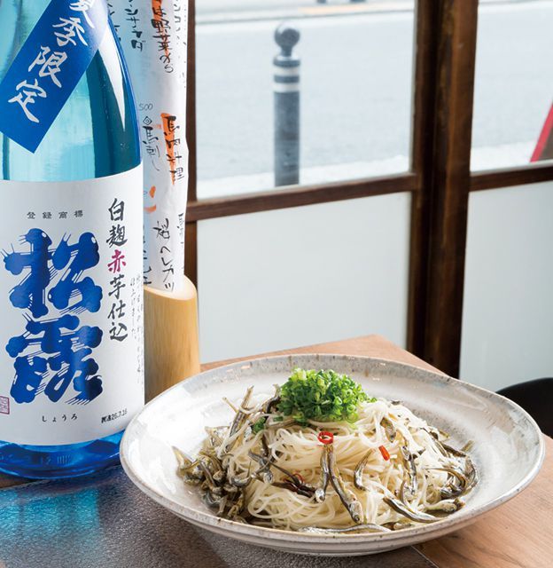 関西「馬肉」の名店／馬肉料理 野菜料理 梅の湯（長堀橋）　季節に合わせた創作逸品料理も人気が高い。お酒も季節限定のものを用意するなど趣向を凝らしている。