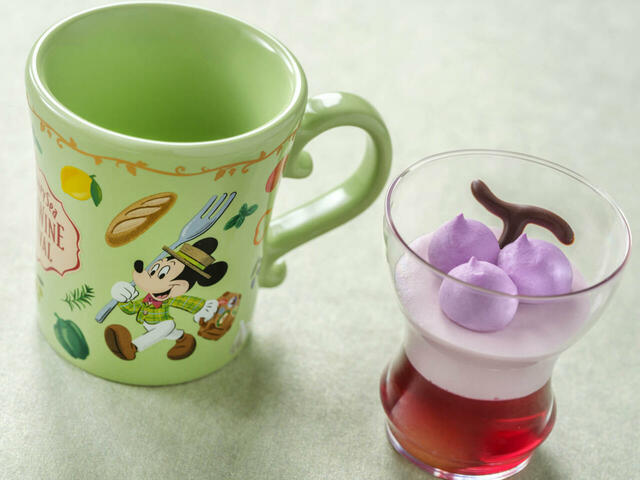 グレープゼリー＆ムース、スーベニアカップ付き 1,200円｜東京ディズニーシー・フード＆ワイン・フェスティバル