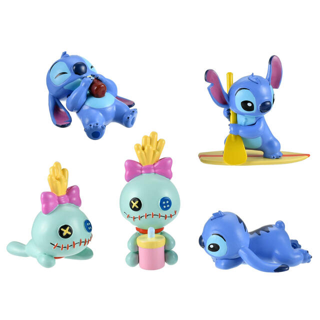 スティッチ＆スクランプ シークレットフィギュア Disney Stitch Day Collection 900円