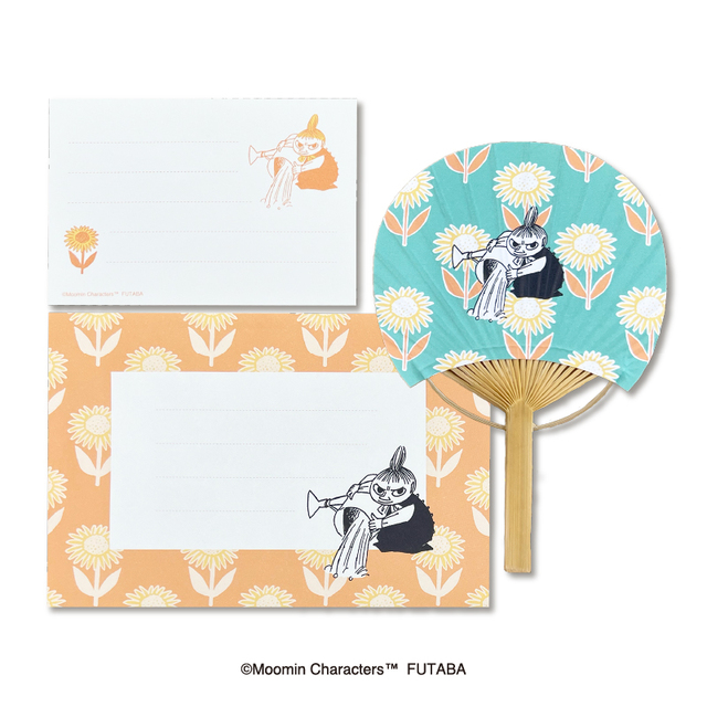 郵便局 竹製うちわレターセット 660円