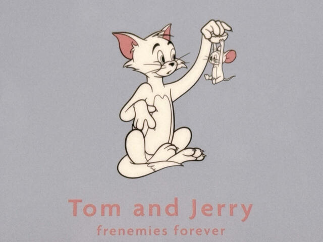 トムとジェリーの尊いイラストプリント入り!