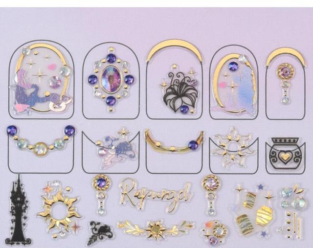 ネイルシール‗塔の上のラプンツェル