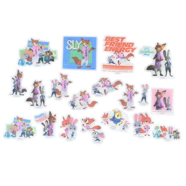ズートピア2 シール・ステッカー クリア 貼ってはがせる Sticker Collection Disney ZOOTOPIA2 700円