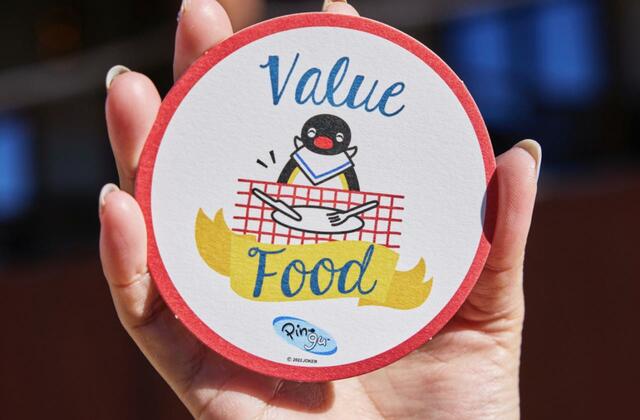 残さずに食べたらもらえるコースター