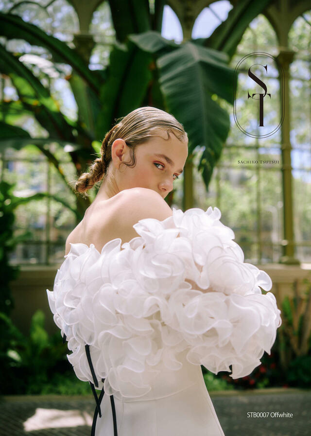 クラウディア|「ST(サチコツツイ)」新作ウェディングドレス|STB0007_Offwhite