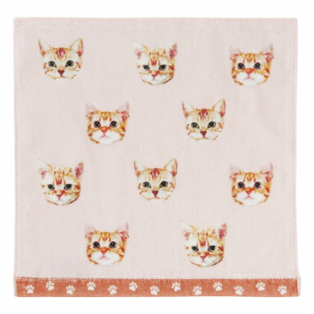 1位【Francfranc】バロット 抗菌防臭ハンカチ「 キャッツピンク」480円