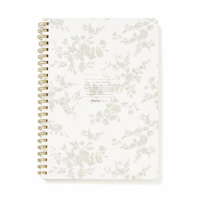 【Francfranc（フランフラン）】ペティート ノート A5ベージュ【価格】680円（税込）