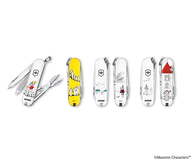 【ムーミンの日2024】「ビクトリノックス ムーミンコレクション」マルチツール 「クラシックSD」 全3型（スモールサイズ）4,180円 