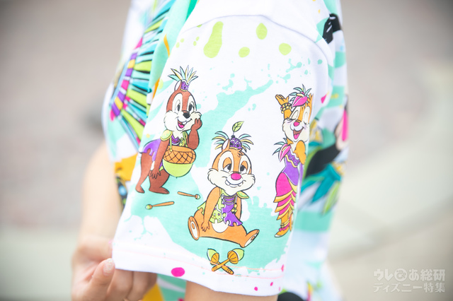 袖口のチップ&デールとクラリスのデザインにも注目