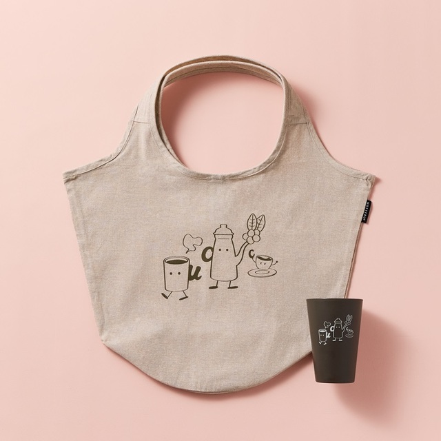 「福袋限定アイテム オリジナルマルシェバッグ＆オリジナルシンプルタンブラー」【マルシェバッグに豪華コーヒー詰め合わせ！UCCの「コーヒー福袋 2025」オンラインストアで販売中！】