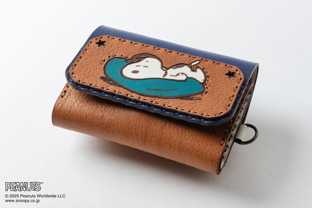 【PEANUTS×OJAGA DESIGN】ショートウォレット [SLEEPING SNOOPY]　37,400円