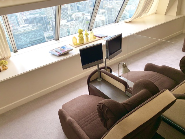 横浜の景色が一望できる