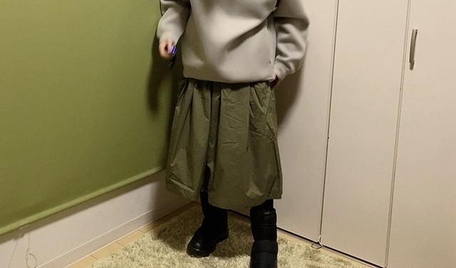 【ワークマン 防寒ブーツケベック】全体的にまとまったコーデになりました