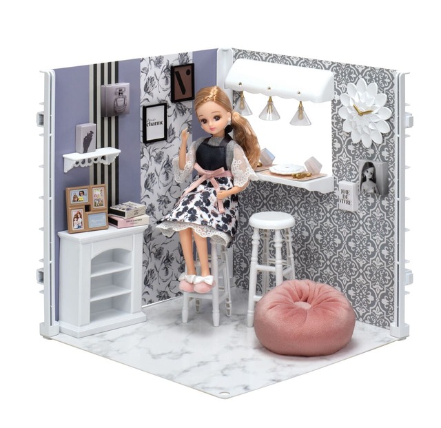 【Francfranc×リカちゃん】「インテリアコーディネート ダイニングルーム（Francfrancコラボ）」4,950円　※人形、ドレス、一部の小物は別売りです。