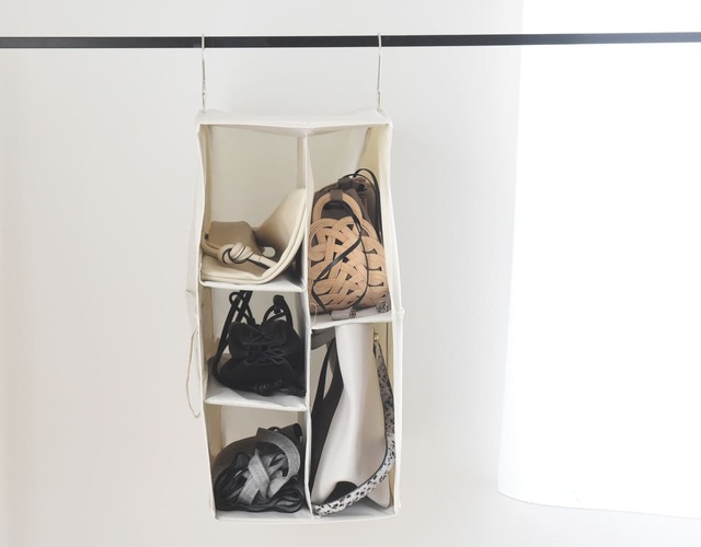 【クローゼットを有効活用 ハンギングラック】ハンギングラック／バッグ用