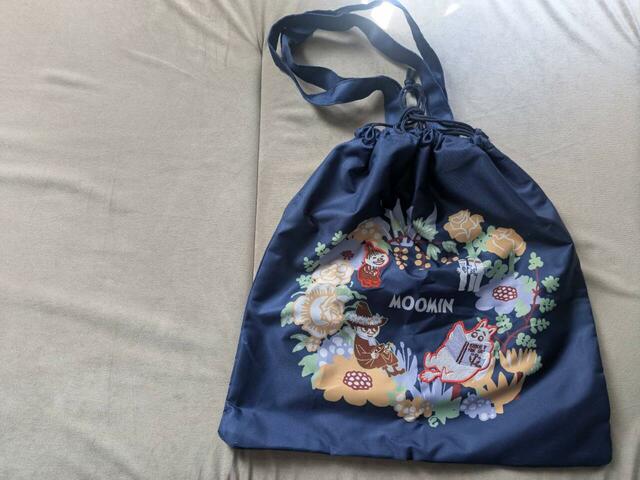 【ムーミン付録:刺繡トートバッグ】巾着にしても可愛い