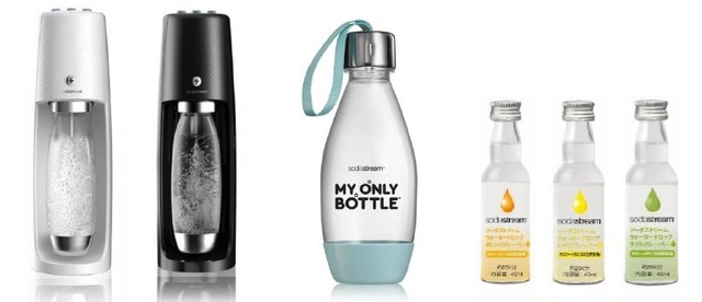 「ソーダストリーム スピリット ワンタッチ」「マイボトル」「ウォータードロップ」