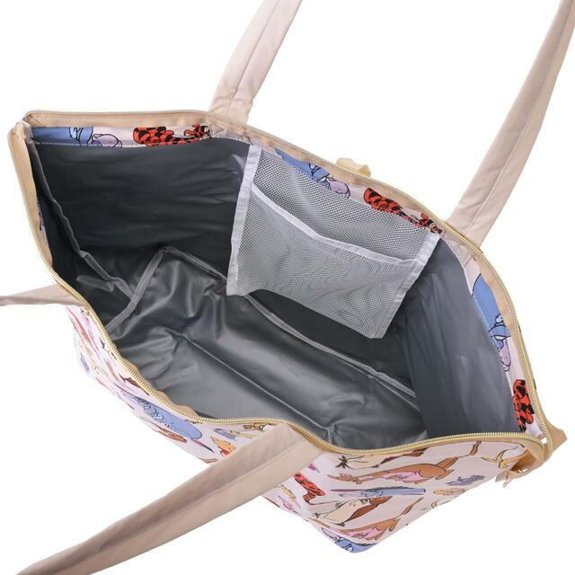 プー&フレンズ 保冷バッグ 折りたたみ式 総柄 Cool Tote 2,800円