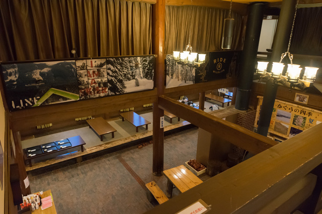 「和田小屋」2階からの眺め｜かぐらスキー場