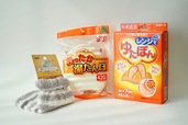 ダイソー「あったか湯たんぽ」／白元アース「レンジでゆたぽん」