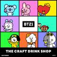 「BT21 THE CRAFT DRINK SHOP」【BT21の新シリーズ「On the Cloud」デザイン限定ラベルのお酒が登場】