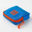 【紀ノ国屋 スクエアミニポーチ】ネオンブルー/約タテ10×ヨコ10×マチ3cmのコンパクトサイズ◎