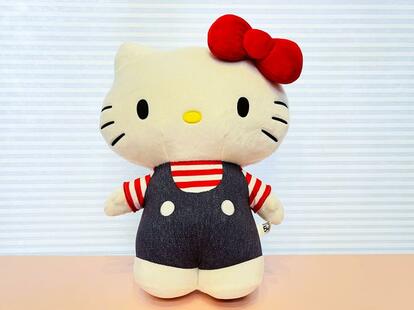 Happyくじ ハローキティ 50周年 特賞 BIG！ハローキティぬいぐるみ Happyくじ『HELLO KITTY 50th～ハッピーアニバーサリー