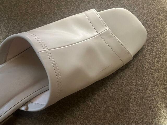 【拭くノ助 スニーカークリーナーシート】（After）全体的にキレイになり、白さが際立ちました！