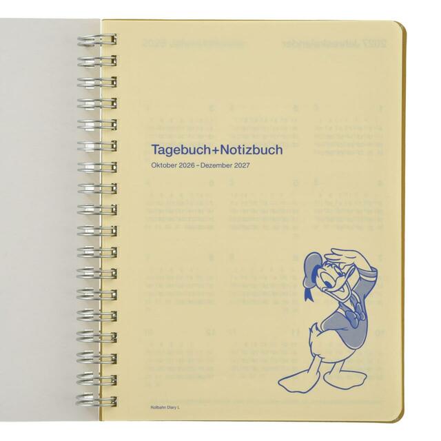【デルフォニックス】ドナルド＆フレンズ Rollbahn Diary L 手帳・スケジュール帳 CALENDAR ＆ ORGANIZER 2027 2,400円