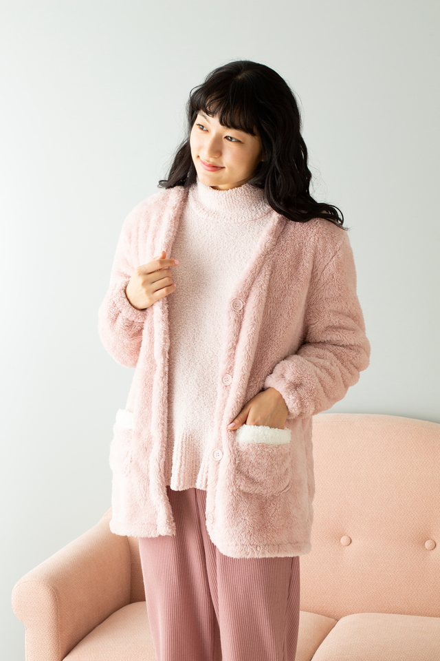 サンゴフリース カーディガン