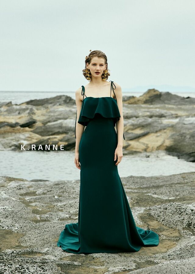 「K.RANNE-クランネ-」新作ウェディングドレス KNE0030_Green