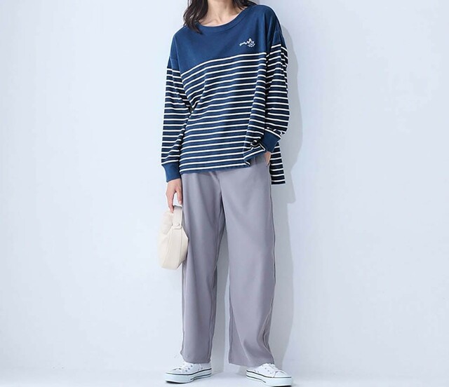 起毛ボーダーチュニック（選べるキャラクター）｜￥4,290 （税込）