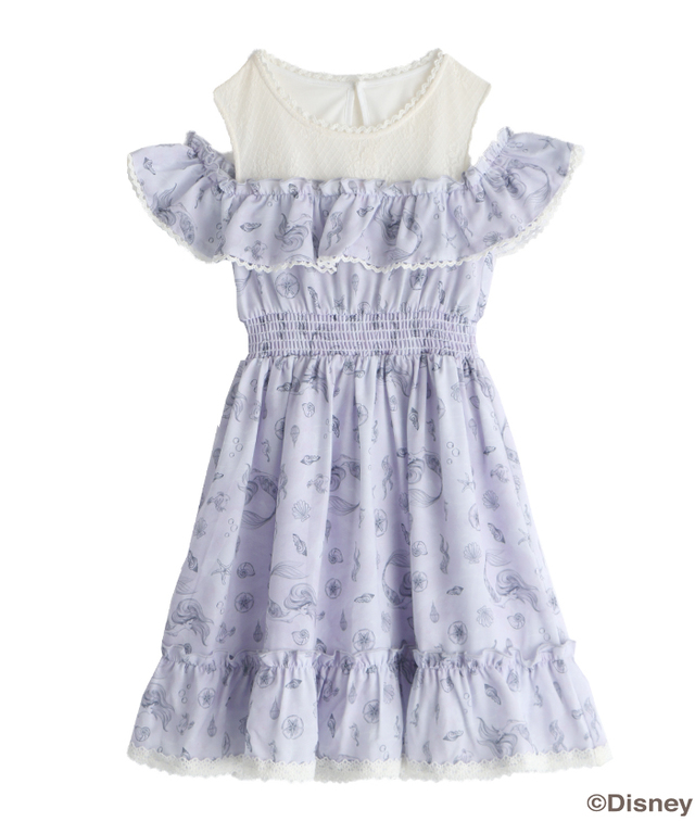 リトル・マーメイド ワンピース　￥5,900＋tax　サックス、ラベンダー
