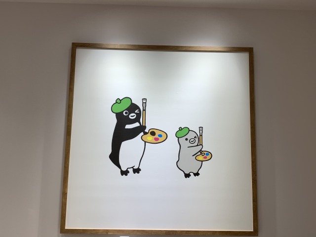 美術館をイメージしたイラスト