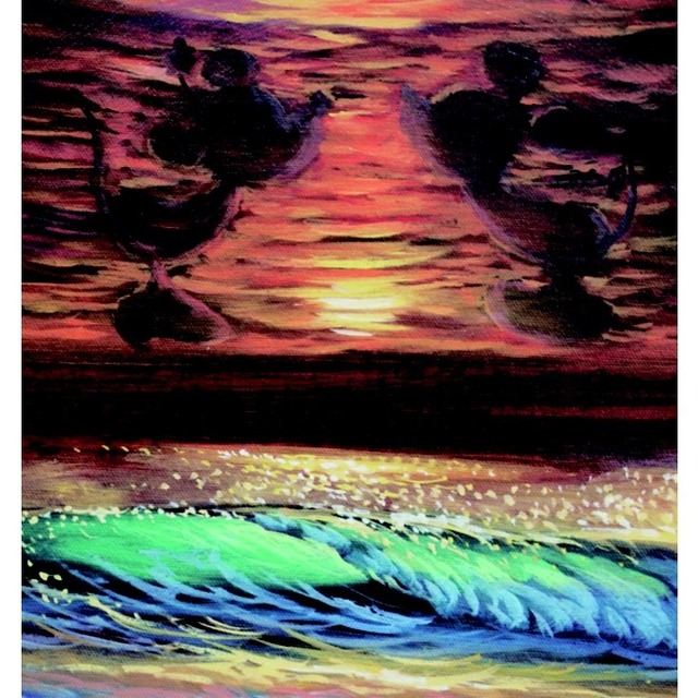 ディズニーファインアート サンセット　シルエット 世界限定295枚 1,064,800円