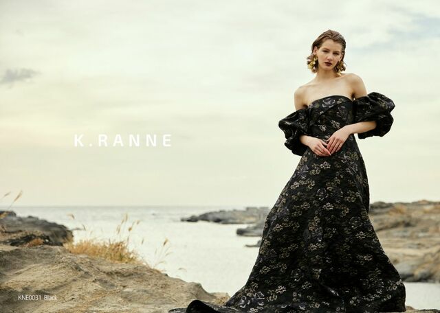 「K.RANNE-クランネ-」新作ウェディングドレス KNE0031_Black 
